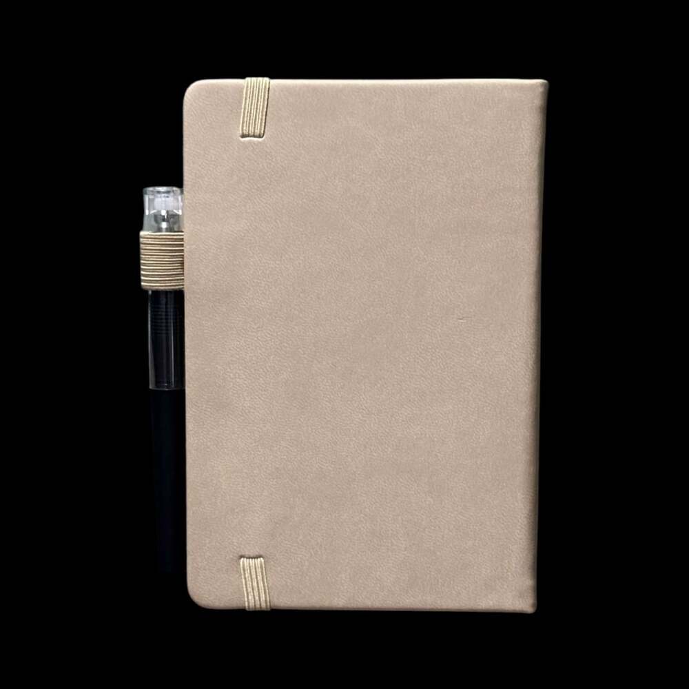 Light Khaki Tree of Life Embossed Small Hardcover Lined Journal with Pen - Picture 6 of 6